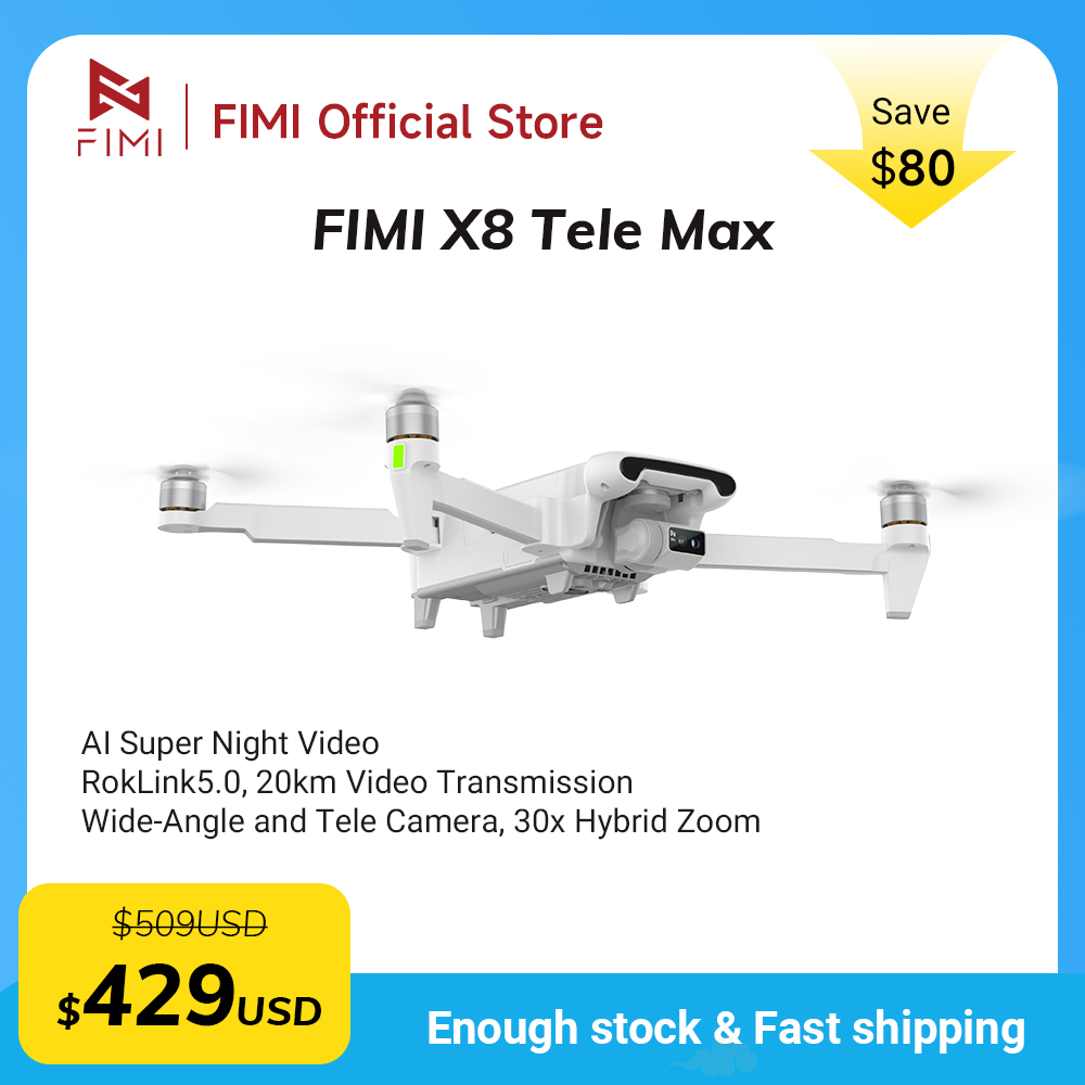 Drone Camera Wide Angle - FIMI X8 Tele Max Drone Baru