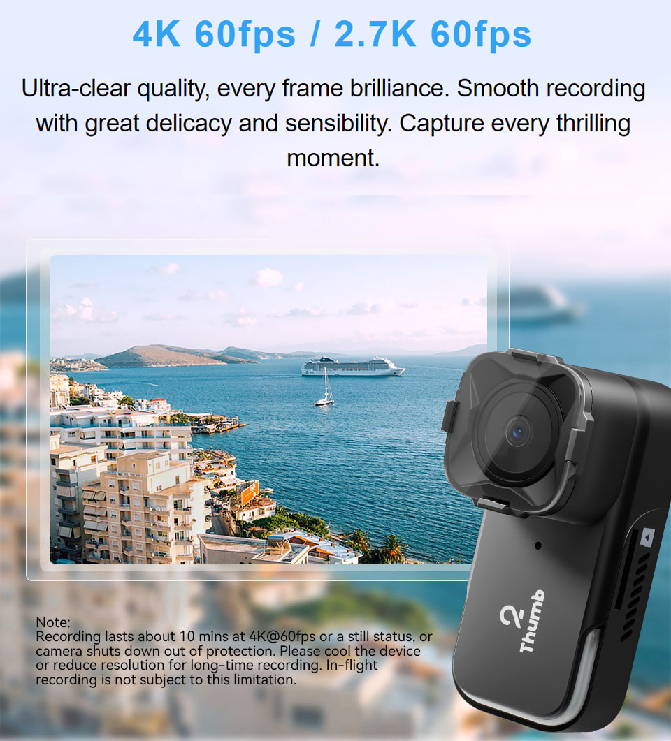 Drone Camera Hd - Versi Baru RunCam Thumb 2 4K