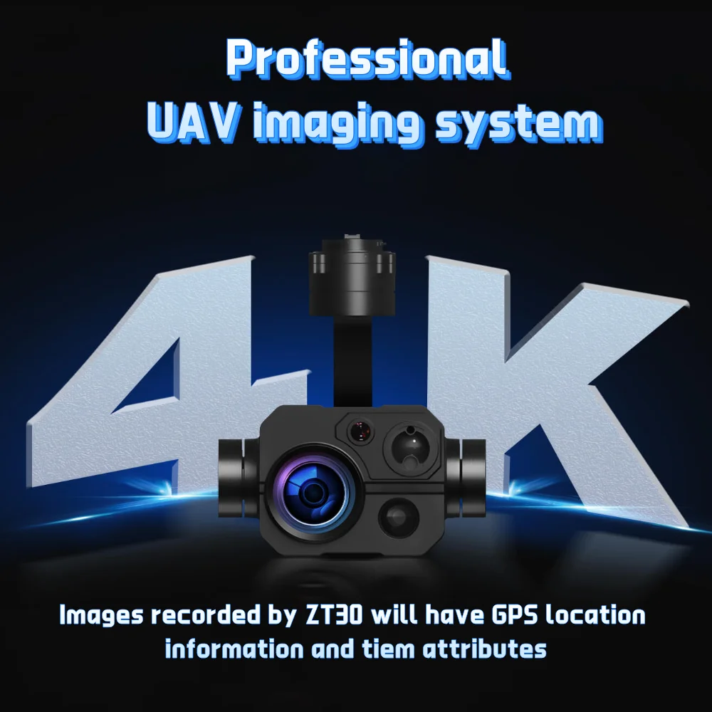 Drone Camera With Gimbal - 2026 NewT30 Gimbal Camera Dr-one dengan