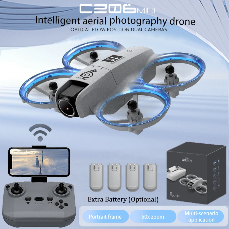 Drone Camera Hd - Drone Quadcopter RC Mini CZ06 -