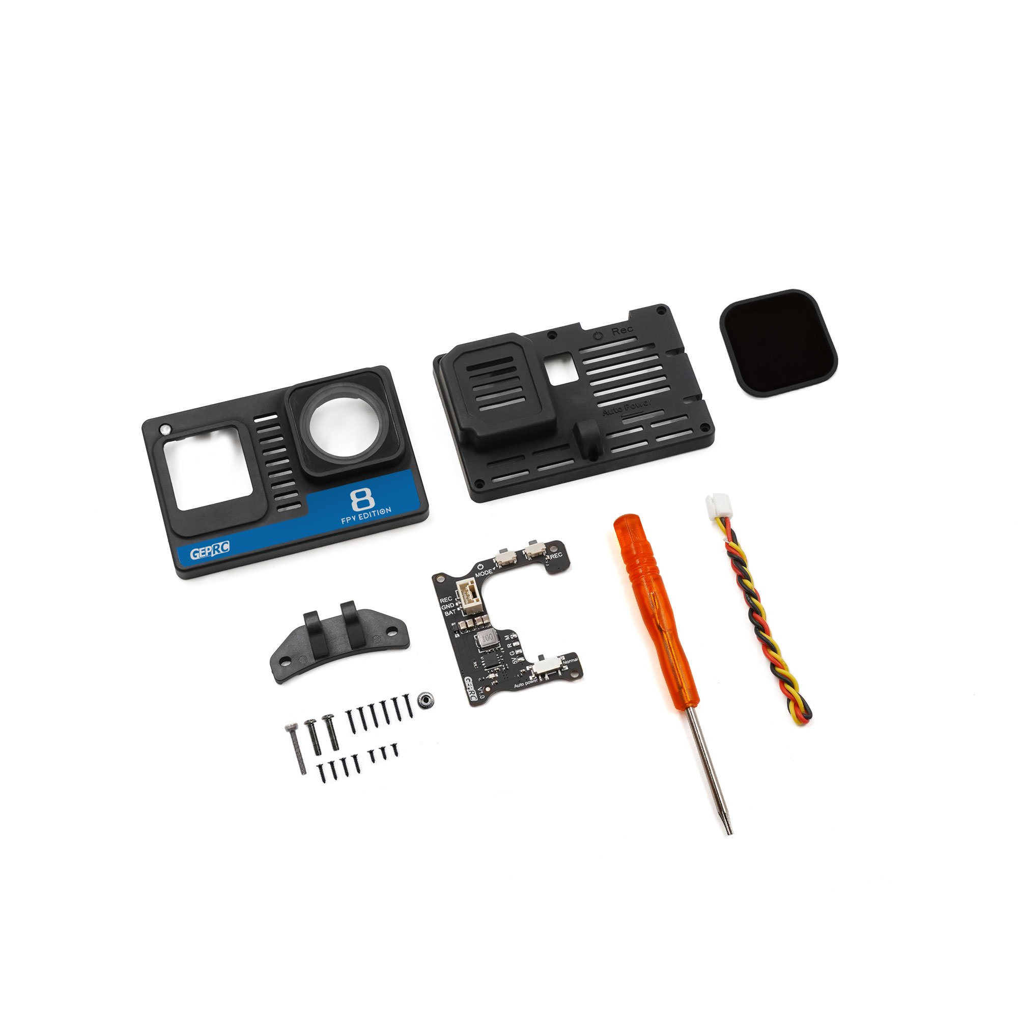 Drone Camera Case - GEPRC Casing Telanjang dengan Papan BEC