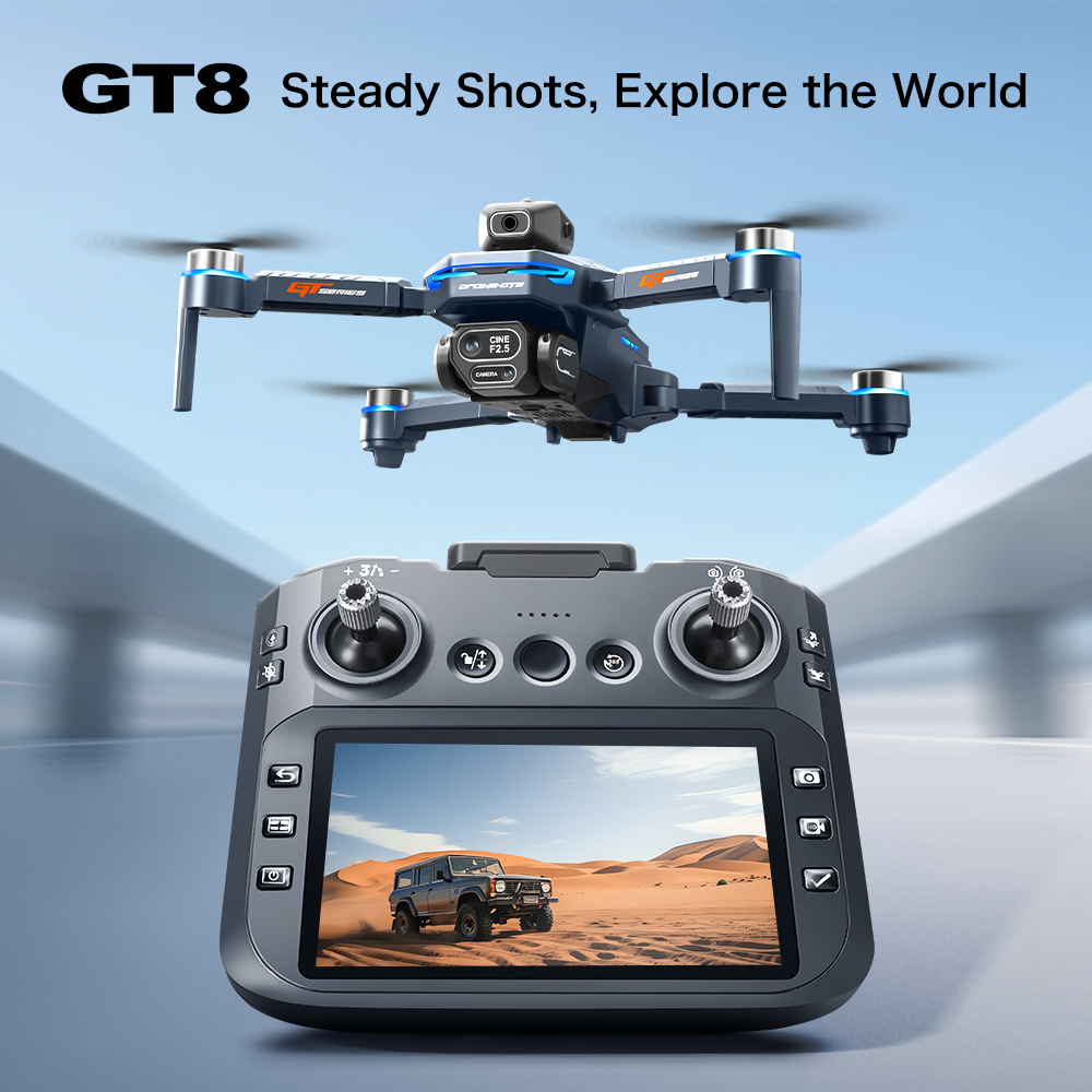 Drone Camera Hd - Drone Udara GT8 Penghindar Rintangan –