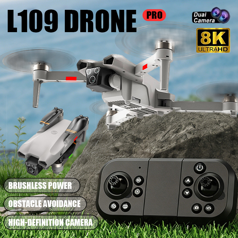 Drone Camera Professional - Drone Baru L017 Pro Brushless 3D