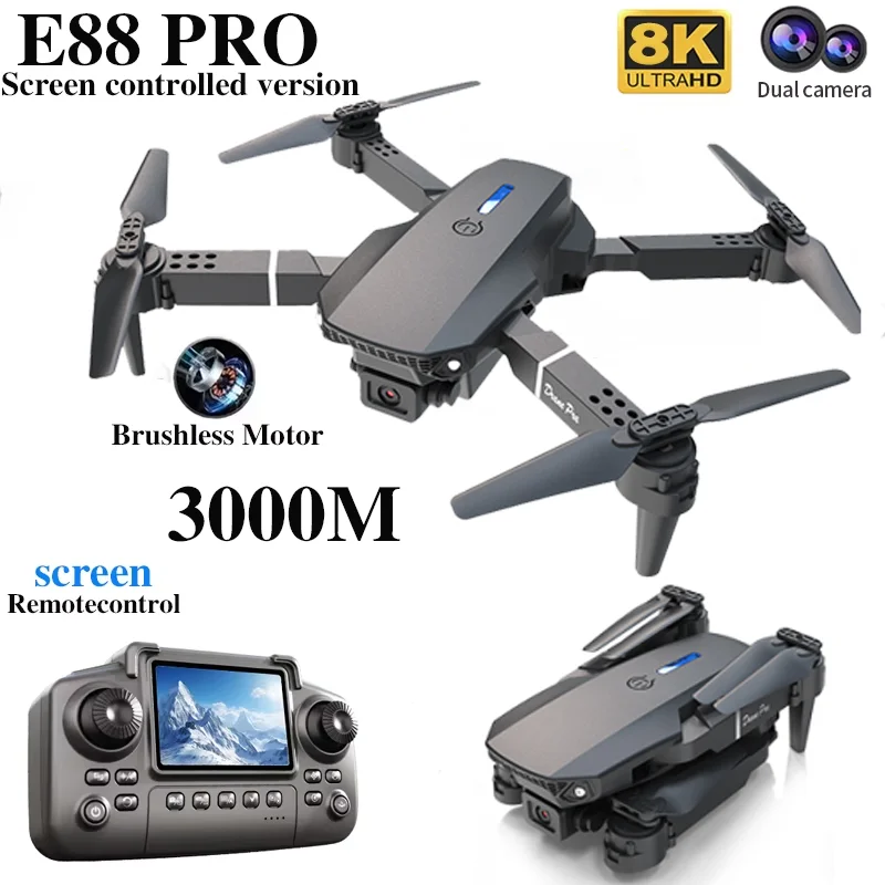 Drone E88 PRO Profesional deng - Drone Camera Professional ulasan dan harga