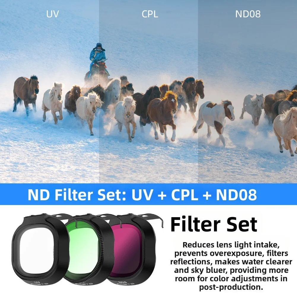 Set Filter DJI NEO 2 ND CPL UV - Drone Camera Filter ulasan dan harga