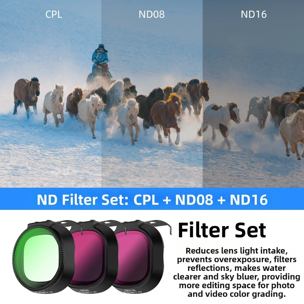 Set Filter DJI NEO 2 ND CPL UV - Drone Camera Filter ulasan dan harga