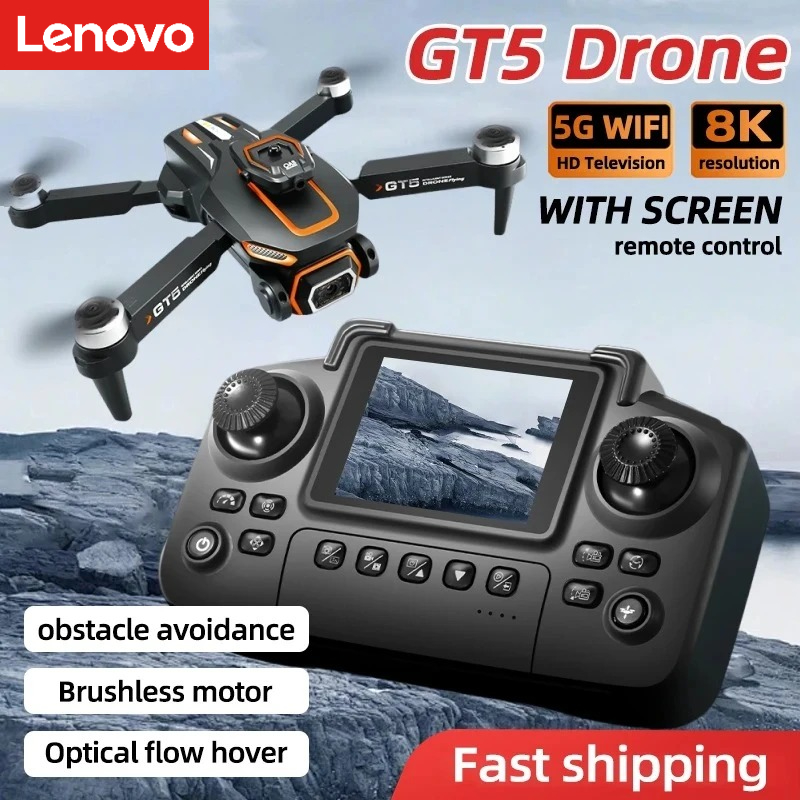 Drone Mini Lenovo GT5 4K HD le - Drone Camera Wide Angle ulasan dan harga