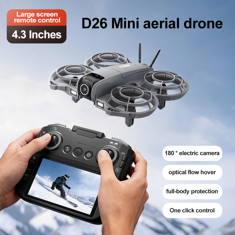 Drone D26 4K Aerial HD 180 °   - Drone Camera Night Vision ulasan dan harga
