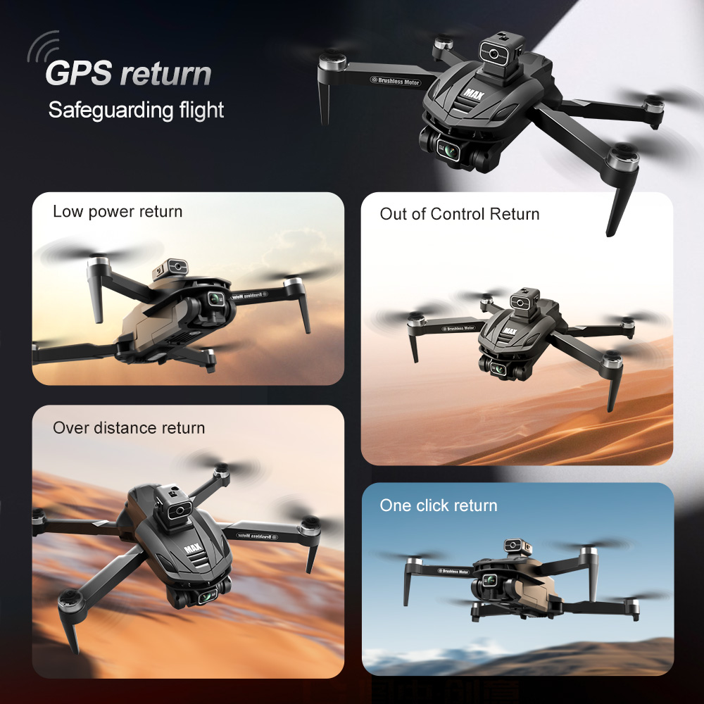 V168 PRO Max GPS Drone 8K Prof - Drone Camera Lens ulasan dan harga