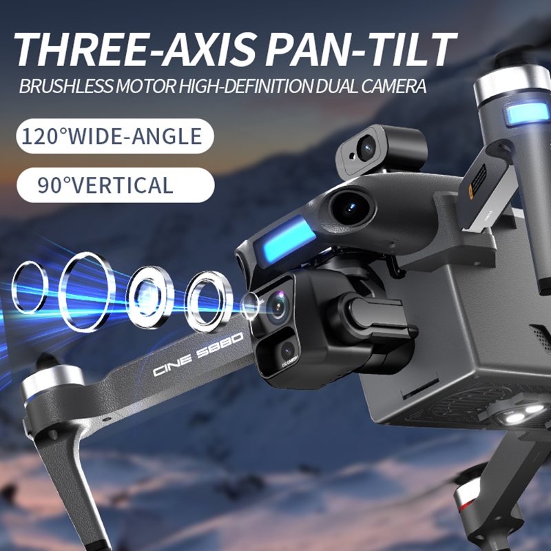 Drone Kamera Ganda 8K Baru 202 - Drone Camera Lens ulasan dan harga