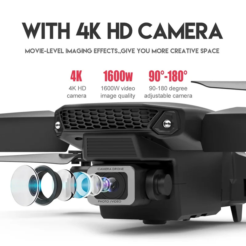 E88 Pro Drone Lipat Cerdas Men - Drone Camera Professional ulasan dan harga
