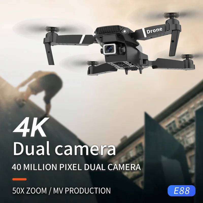 E88 Pro Drone Lipat Cerdas Men - Drone Camera Professional ulasan dan harga