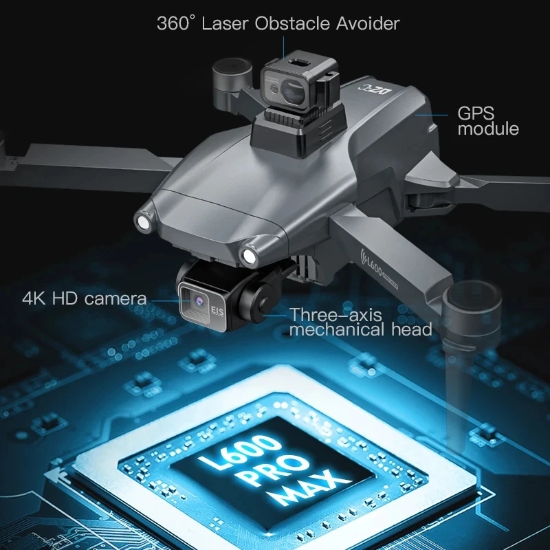 L600 PRO MAX Drone GPS profesi - Drone Camera Professional ulasan dan harga