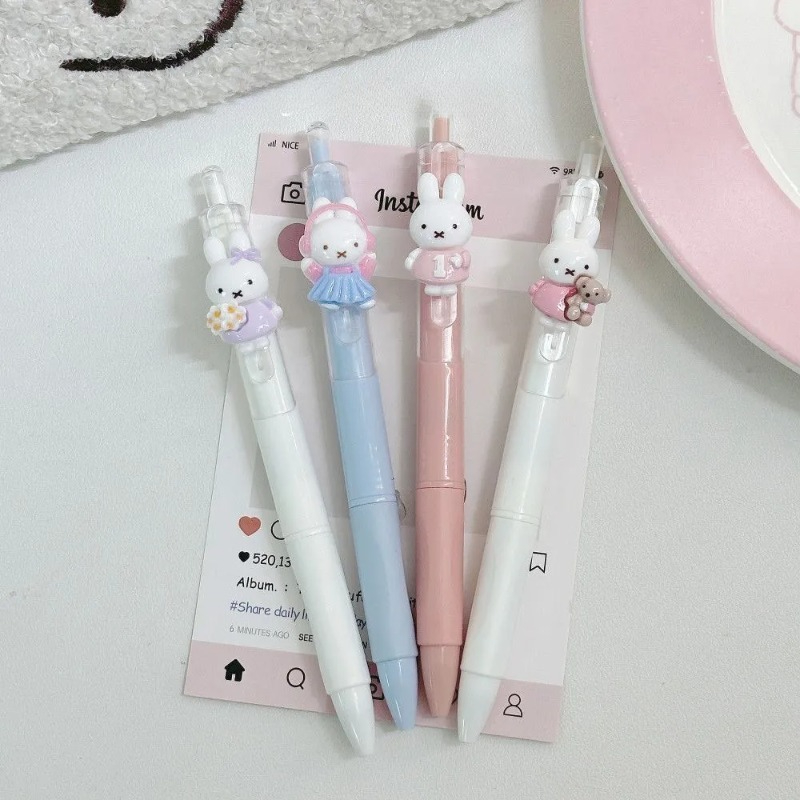 Pulpen Gel Miffy 4 Warna Cerah - Drone Camera Stabilized ulasan dan harga
