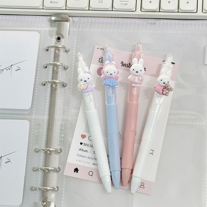 Pulpen Gel Miffy 4 Warna Cerah - Drone Camera Stabilized ulasan dan harga