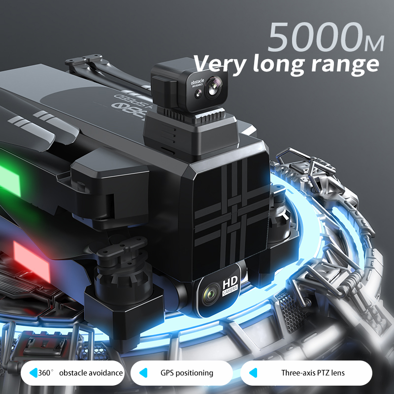A380 Drone 4K HD tiga sumbu, m - Drone Camera Night Vision ulasan dan harga